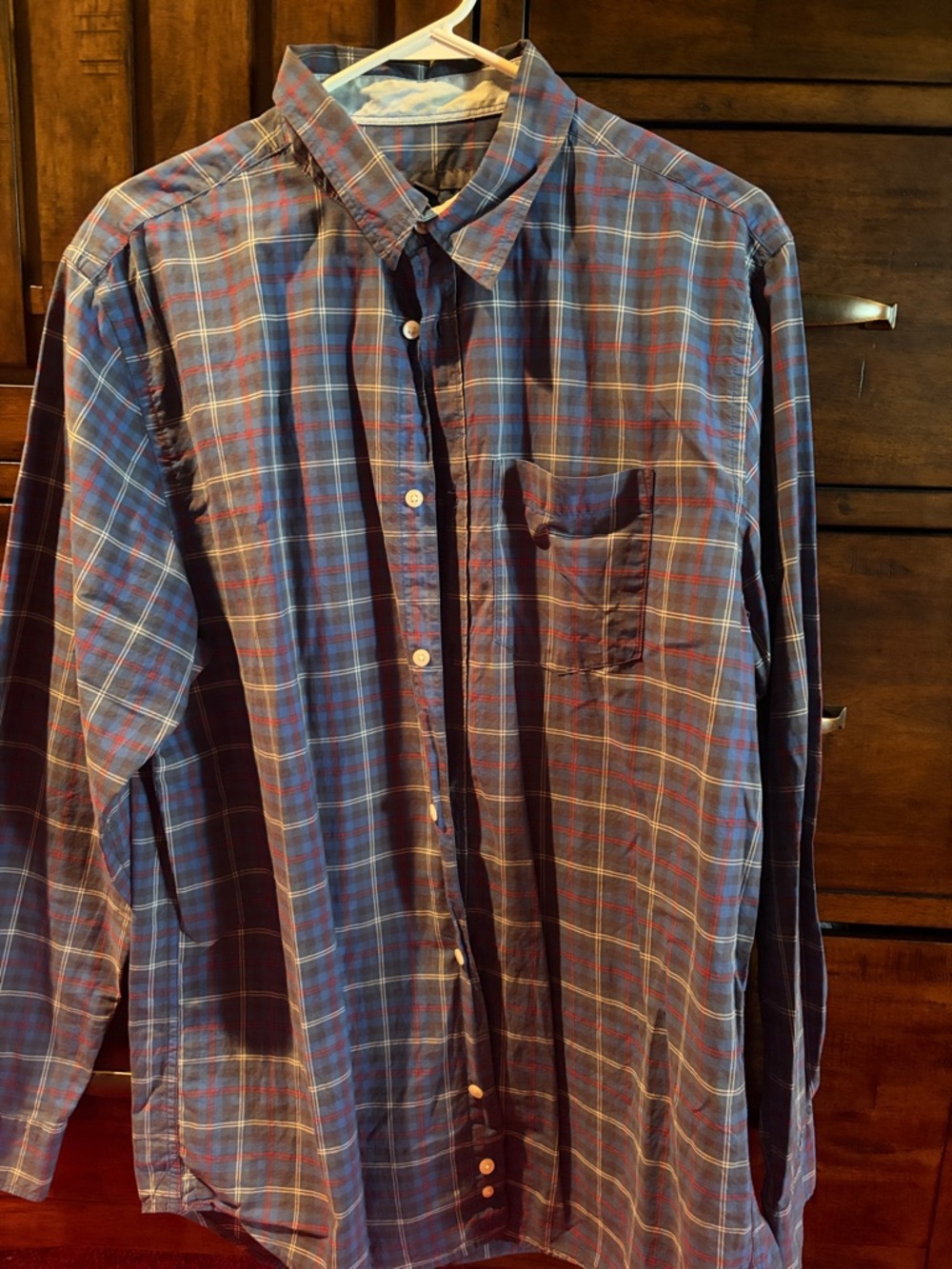 LOT of two Old Navy button up shirts- Classic Long Sleeve